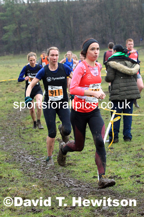 Senior womens 2022 North Eastern Harrier League, Thornley Farm, Peterlee, County Durham. Photo: David T. Hewitson/Sports for All Pics